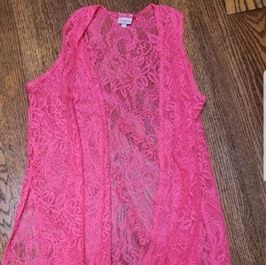 Hot pink lularoe lace joy